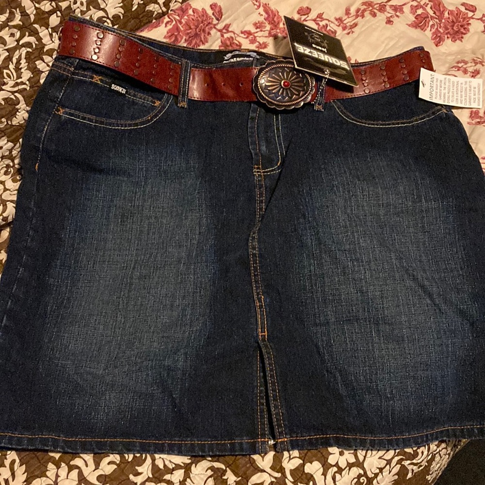 Short Denim Skirt